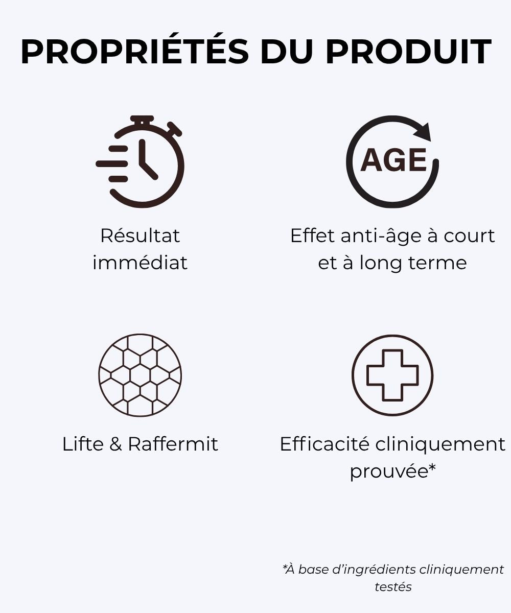 Crème lifting visage instantané
