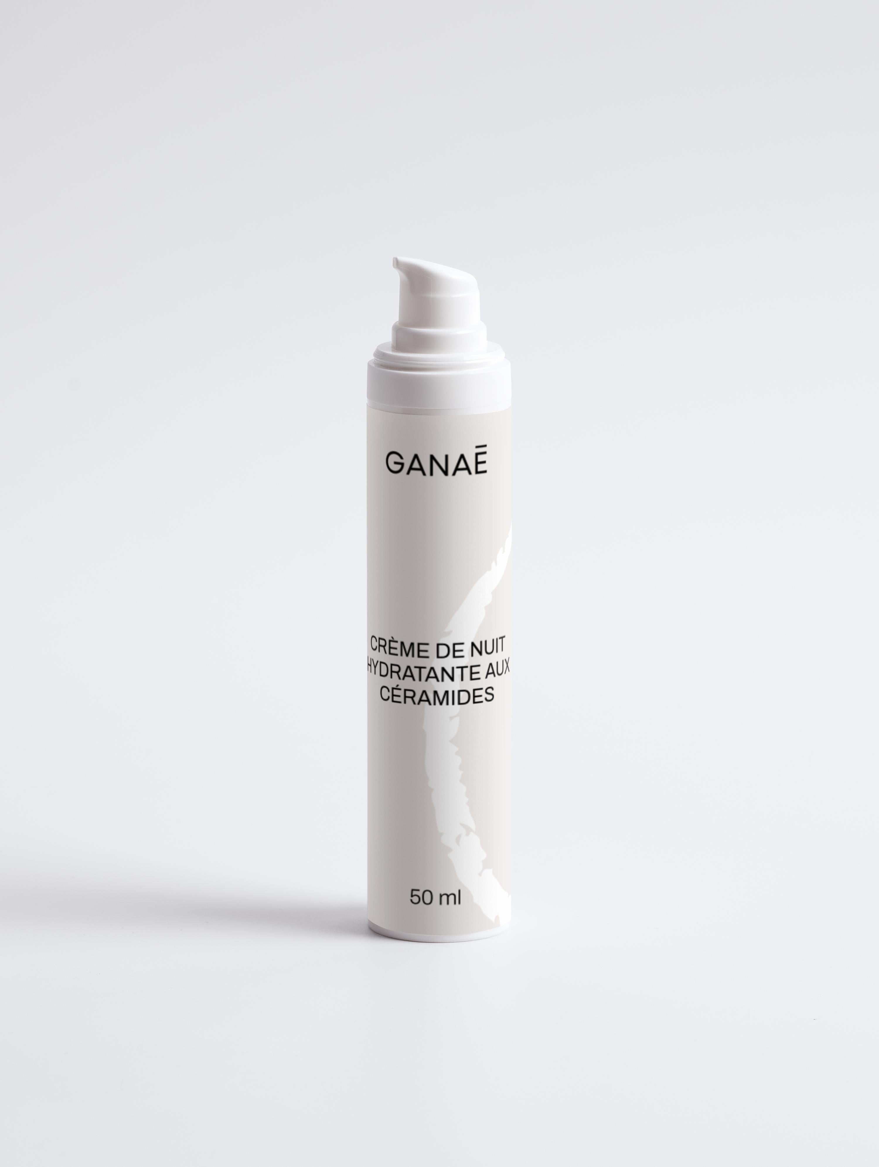 Crème de nuit hydratante aux céramides