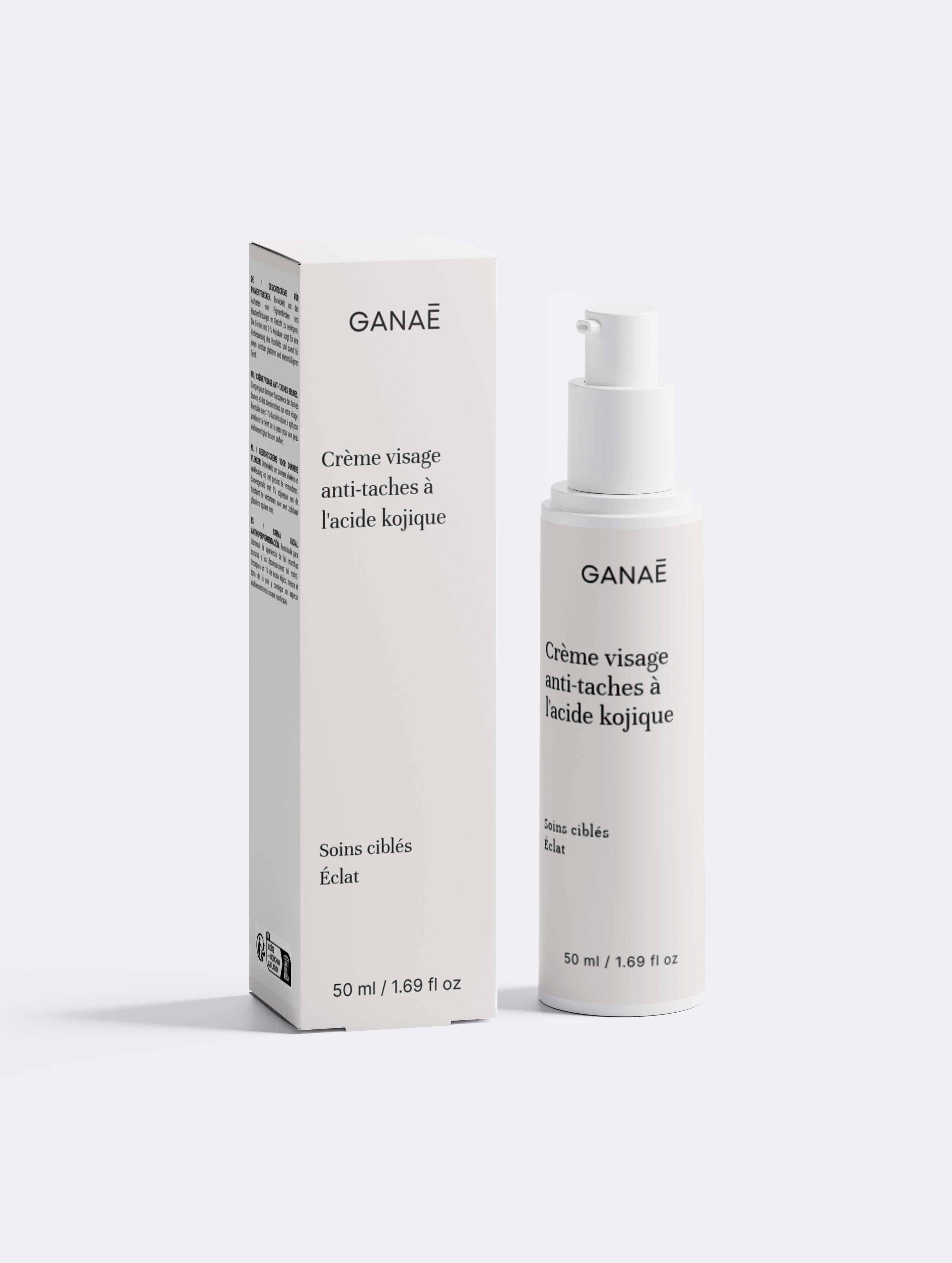 Crème anti-taches à l'acide kojique