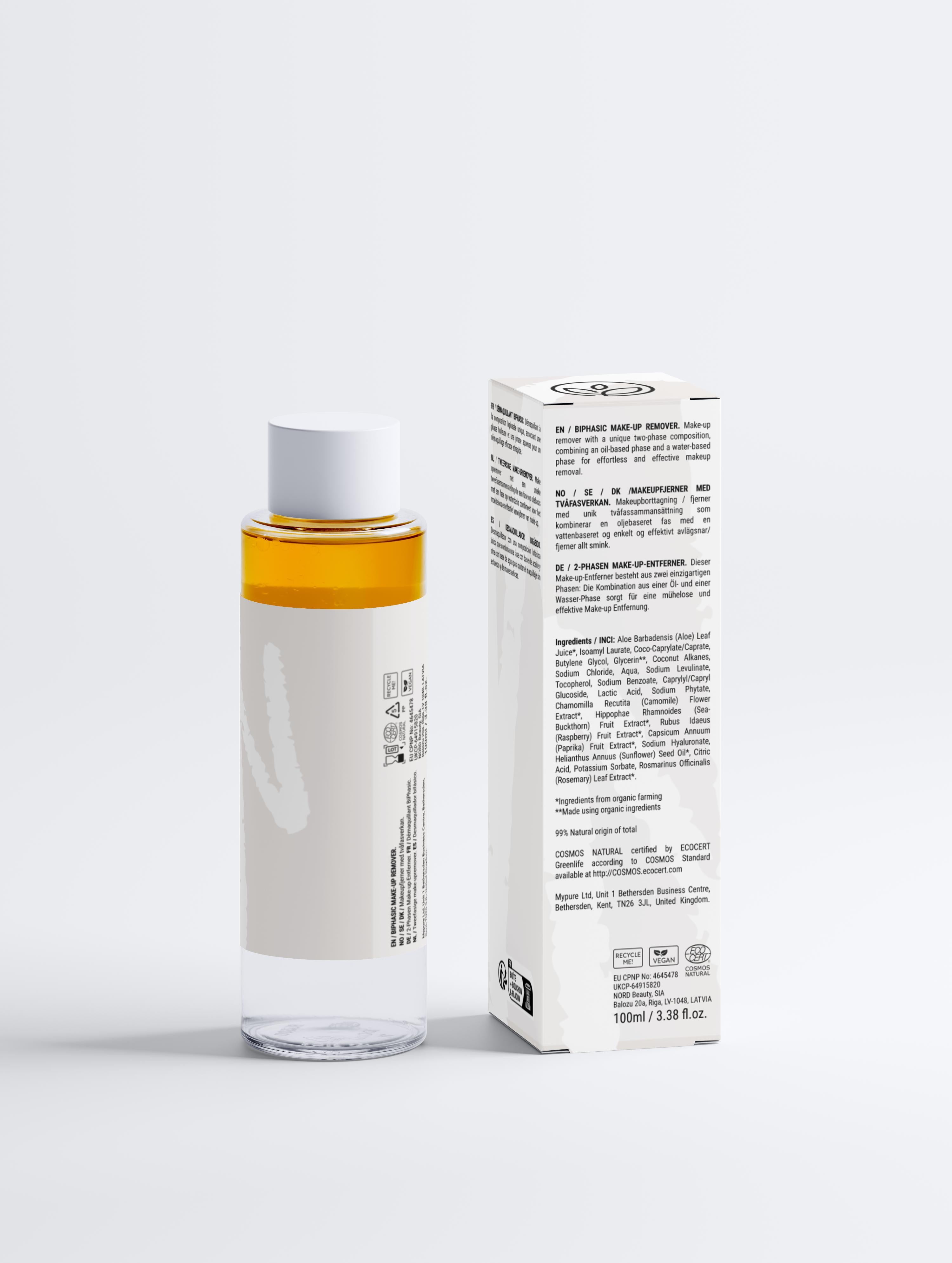 Démaquillant biphasique