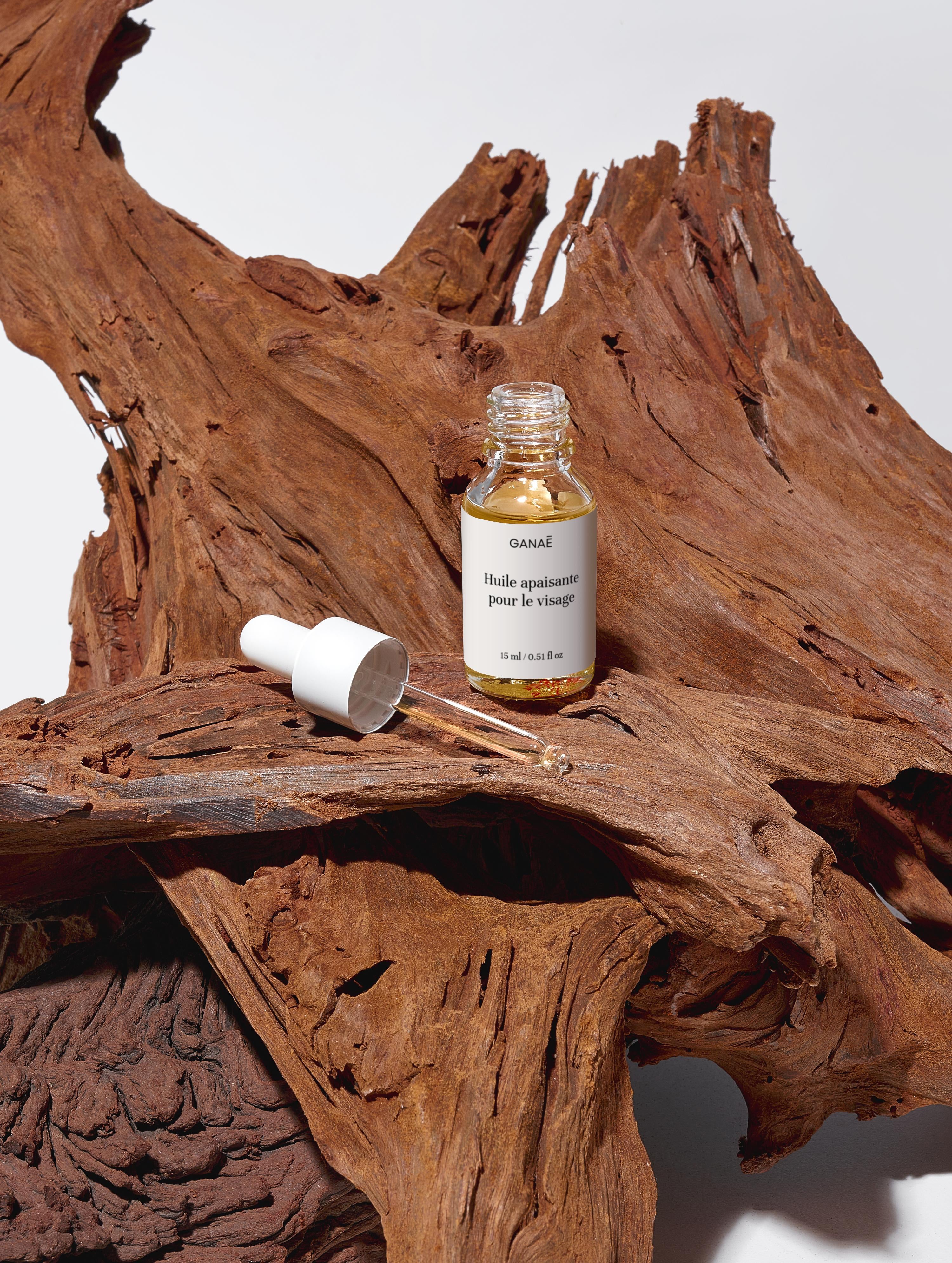 Huile apaisante pour le visage
