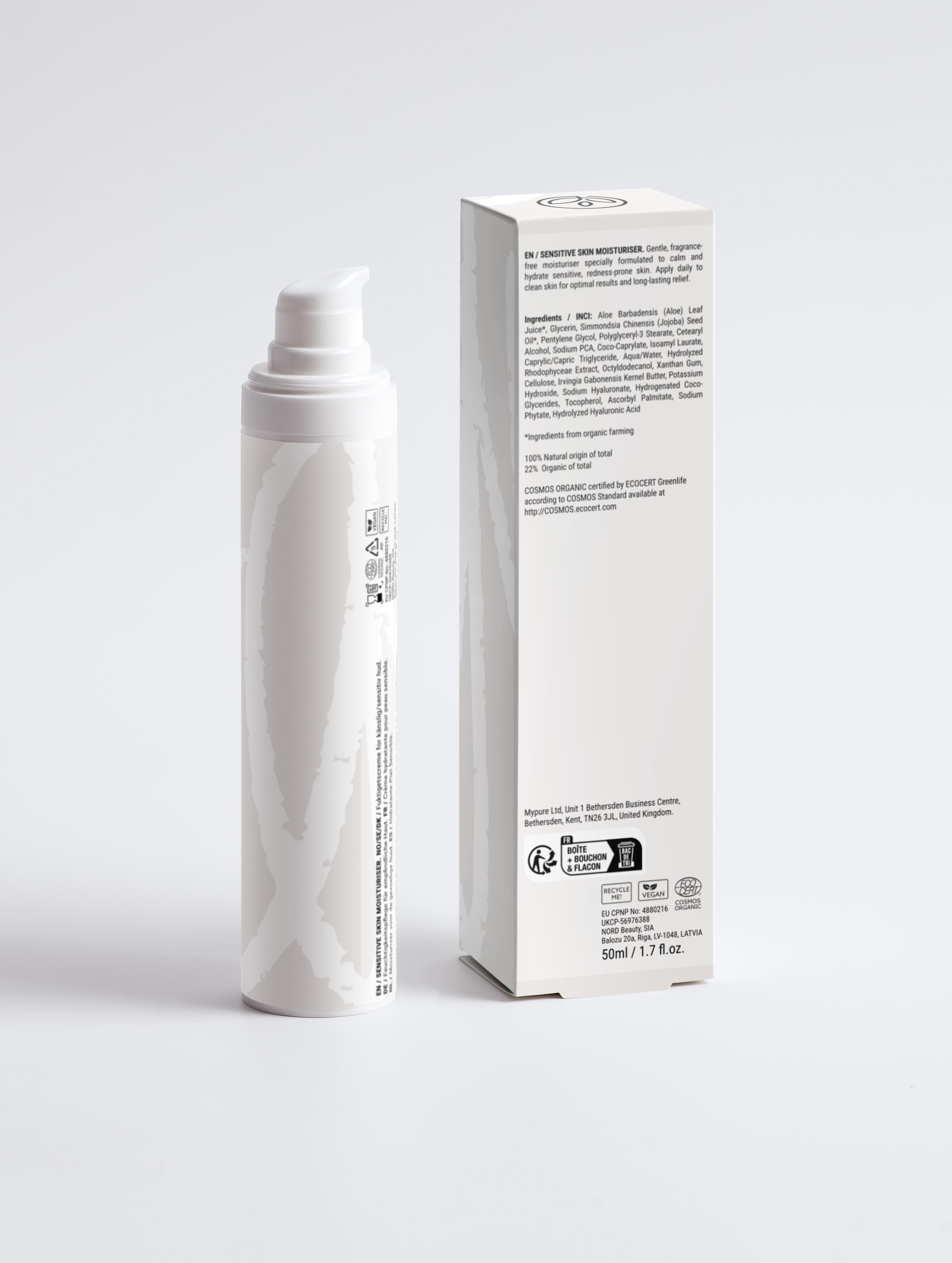 Crème hydratante pour peaux sensibles