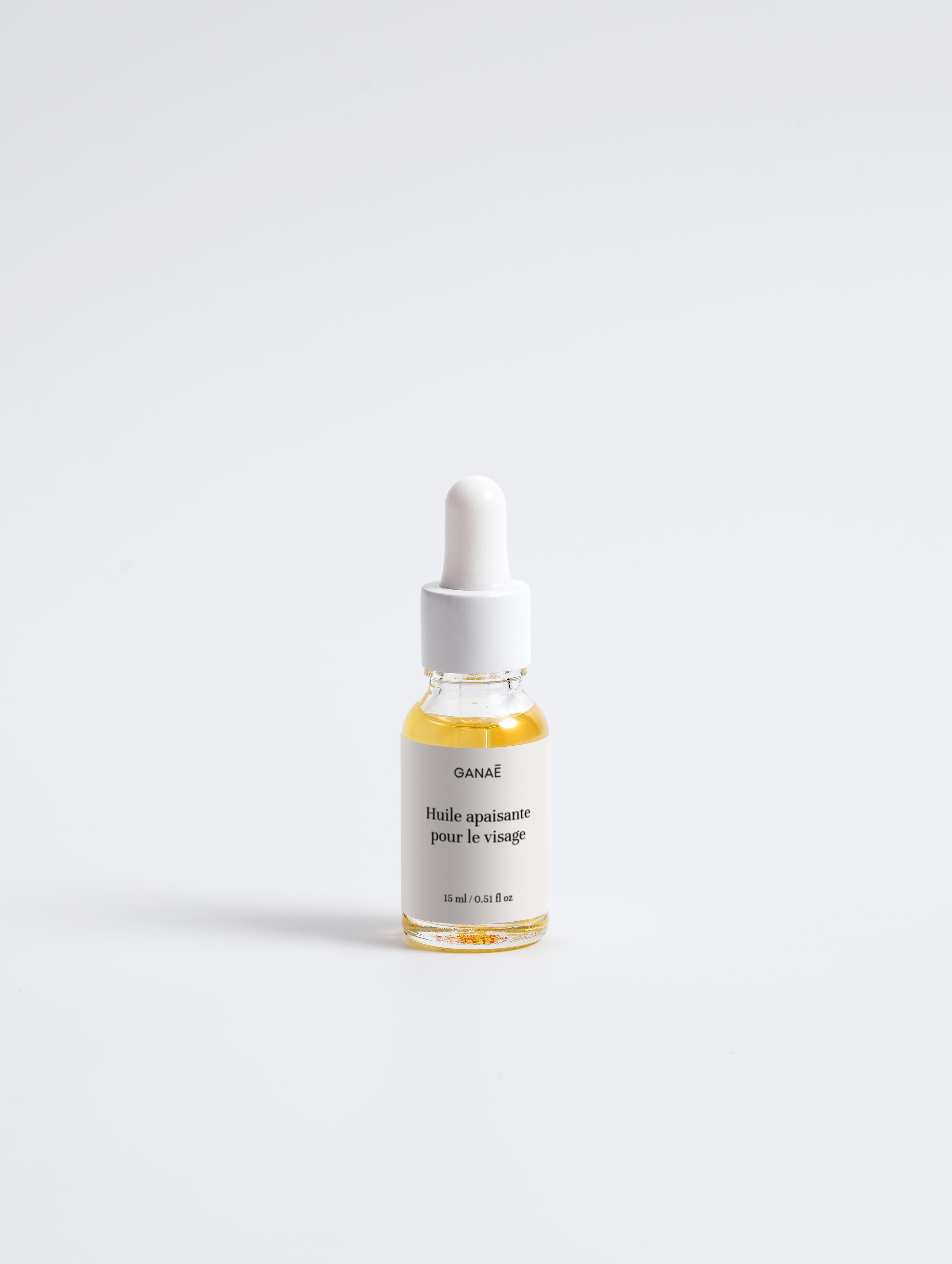 Huile apaisante pour le visage