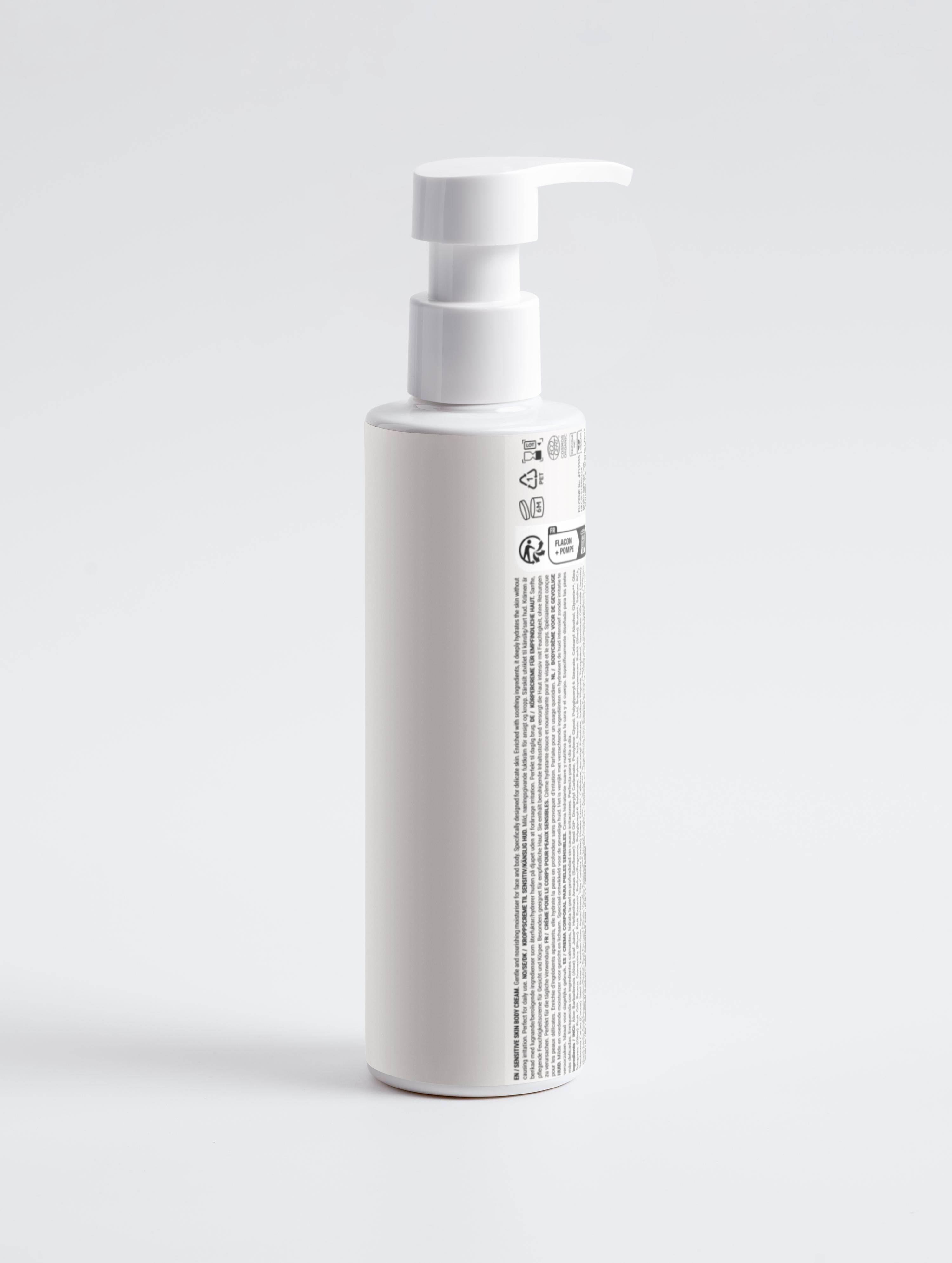 Crème corporelle pour peaux sensibles