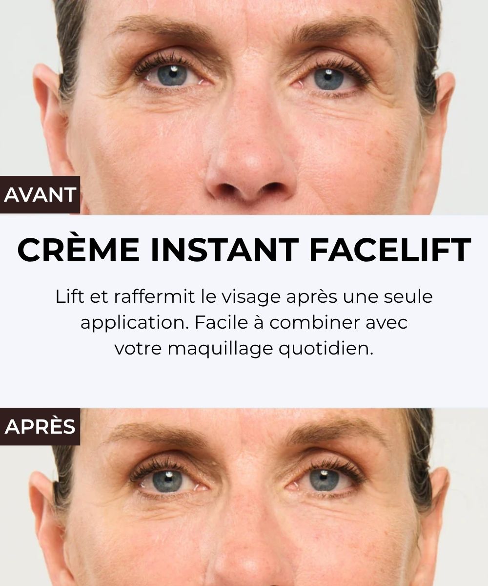 Crème lifting visage instantané