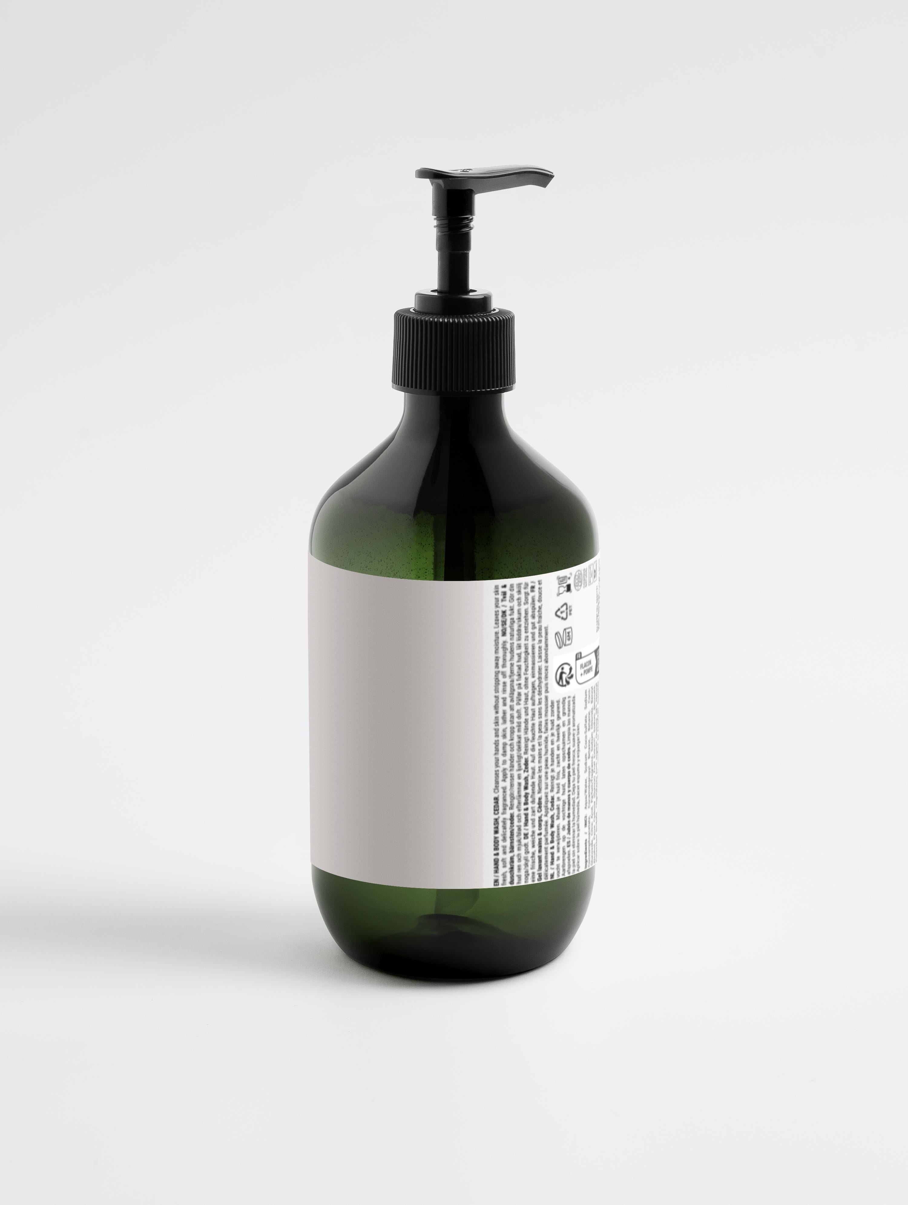 Gel douche menthe poivrée et cèdre noir