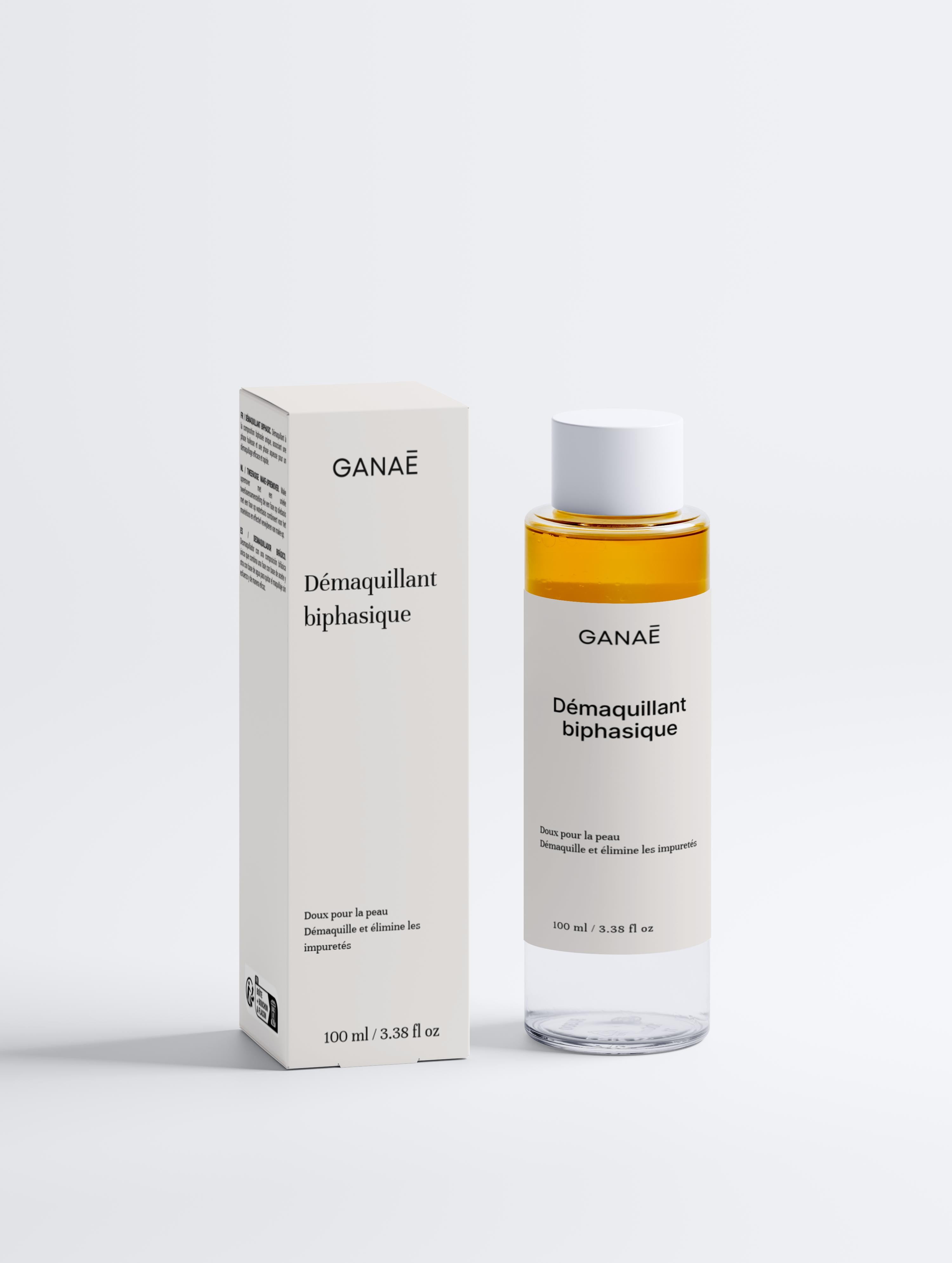 Démaquillant biphasique