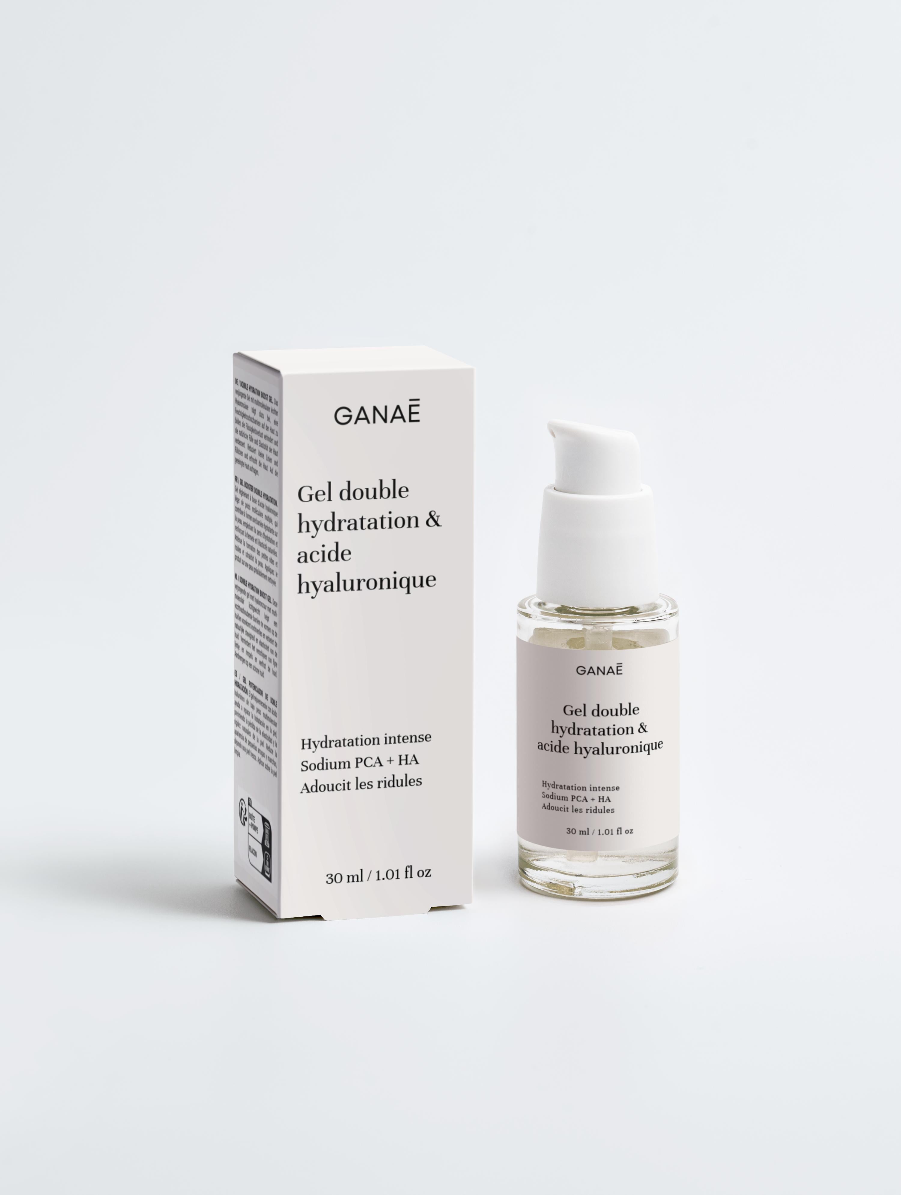 Gel double hydratation & acide hyaluronique